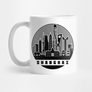 Shanghai China Skyline Mug